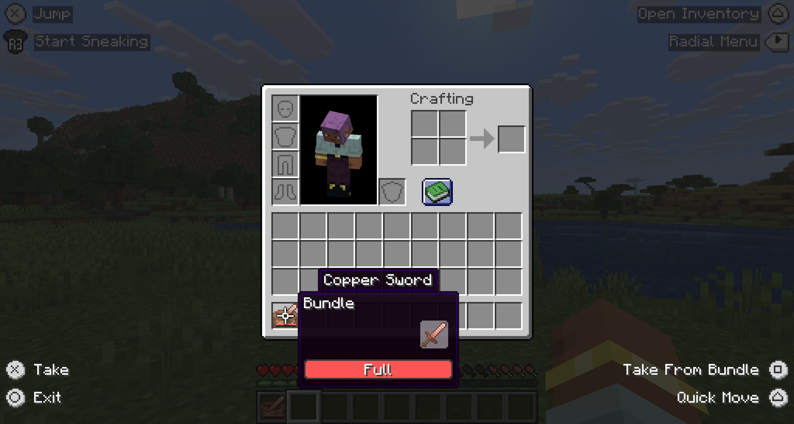 The container button guide