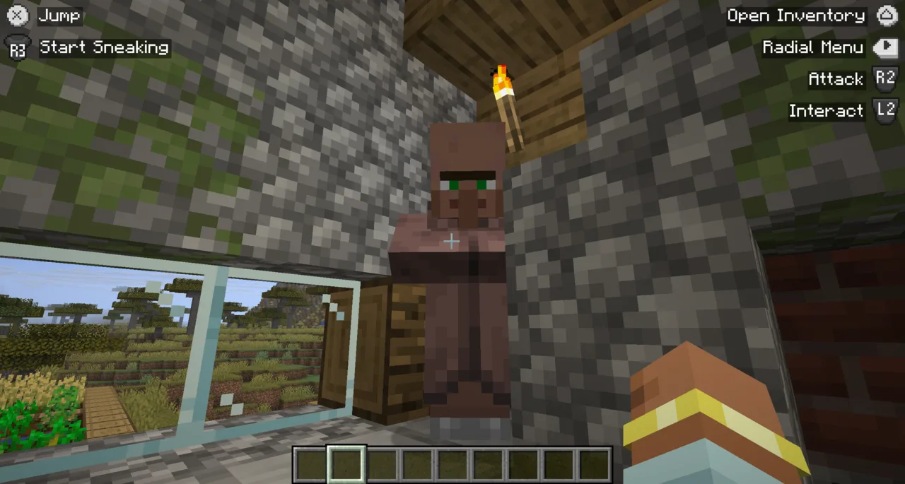 Context-aware Controlify button guides in Minecraft